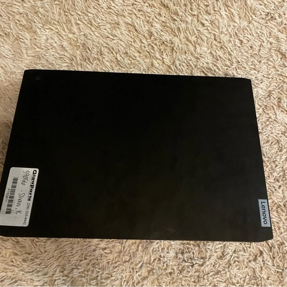 Lenovo Black Laptop with Illuminated Keyboard